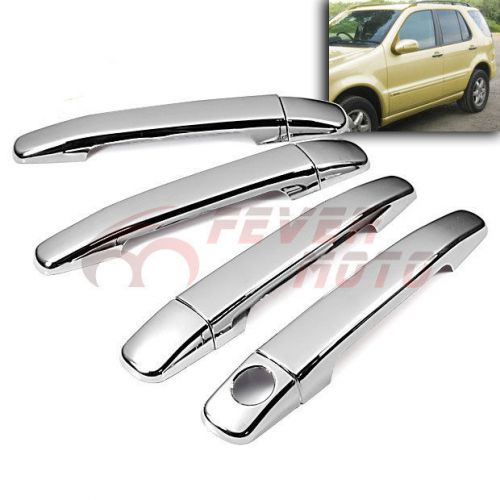 Fit mercedes-benz w163 w208 w202 ml350 500 w170 4dr chrome door handle cover fm