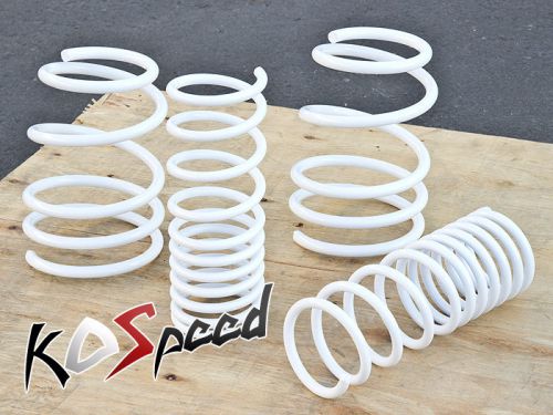 Dna white suspension lowering spring/springs for 08-11 subaru impreza wrx/sti gr