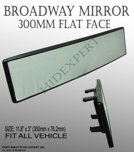 Pcc gmc broadway bw-746 mirror 300mm flat universal advanced white tin ol9609