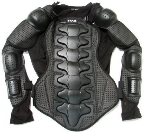 Motorcycle full body armor back protector atv motocross off-road riding shirt ~l