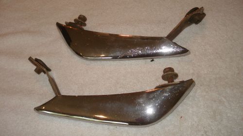 Pair of 1965-1966 ford mustang bumper guards off rust-free california car