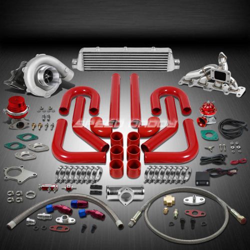 T04 .63ar 400+hp 12pc turbo charger+manifold+intercooler kit for 03-05 neon srt4