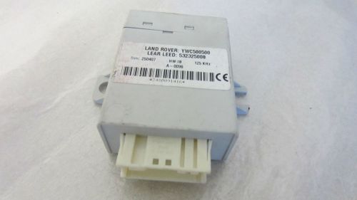 07-08-09 range rover l322  anti-theft immobilizer control module ywc500500