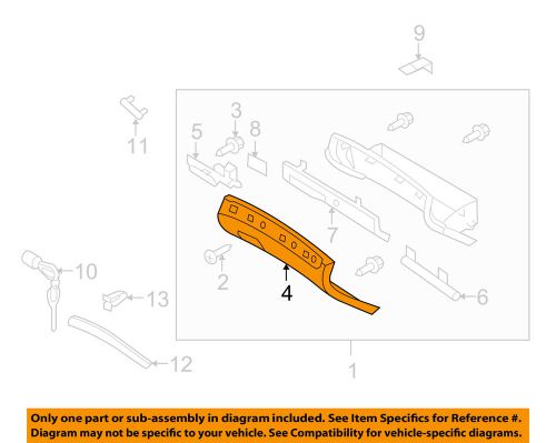 Subaru oem 08-09 legacy-glove box door 66126ag03awa