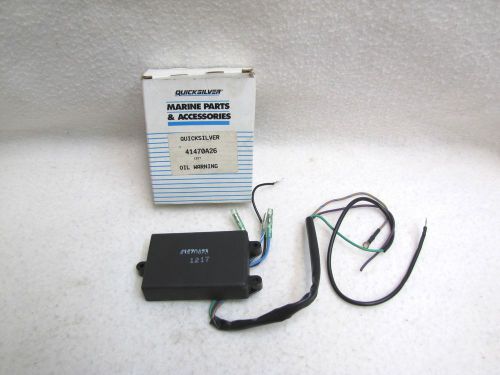 Quicksilver/mercury/mariner oil warning module 41470a 26