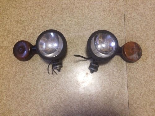 Snow plow lights round