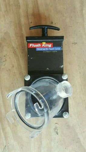 Flush king reverse rv flush sewer valve camper rv travel trailer hose hook up