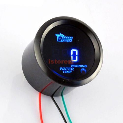 New 2&#034; 52mm digital led degree water temp temperature gauge us stock