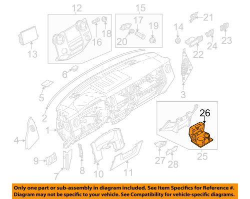 Ford oem 11-15 f-250 super duty instrument panel dash-cup holder bc3z2513562ac