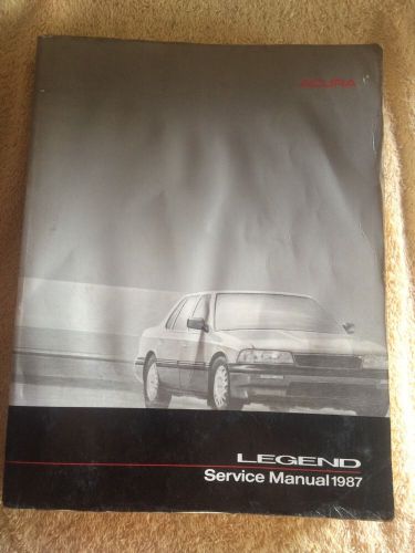 1987 acura legend original factory service manual shop repair 87