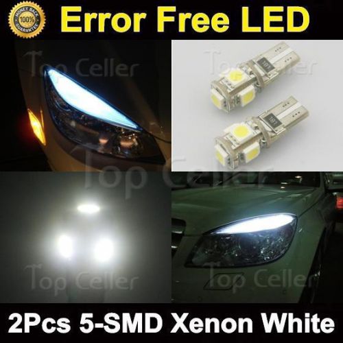 2x error free xenon white 5050 smd parking eyelid lights led for mercedes benz