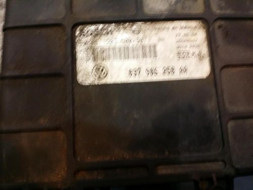 Volkswagen jetta engine brain box electronic control module; 4 cyl, 2.0l, id 2