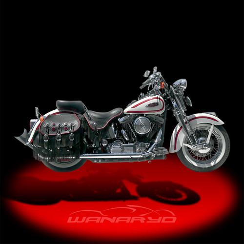 S2-453 true duals w/33 inch longtails,40Â° up for 2007-2011 harley softail non