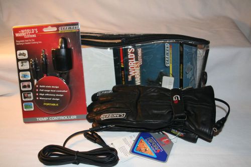 Gerbings g3 heated leather gloves - 2xs &amp; temp controller