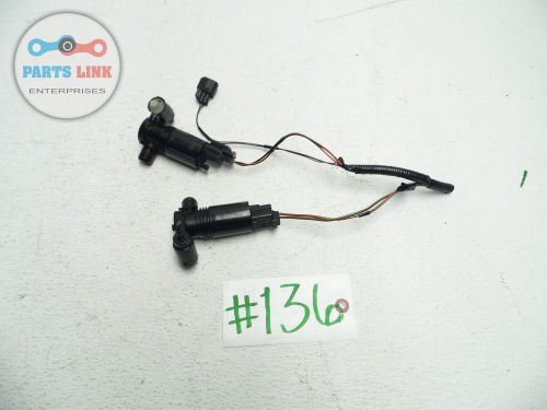 Range rover sport 5.0l windshield washer motors assembly pump set pair oem