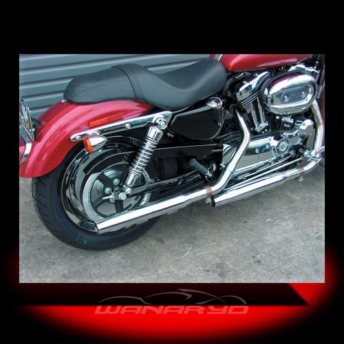 Cycle shack slip-on mufflers, tapered for 2004-2013 harley sportster