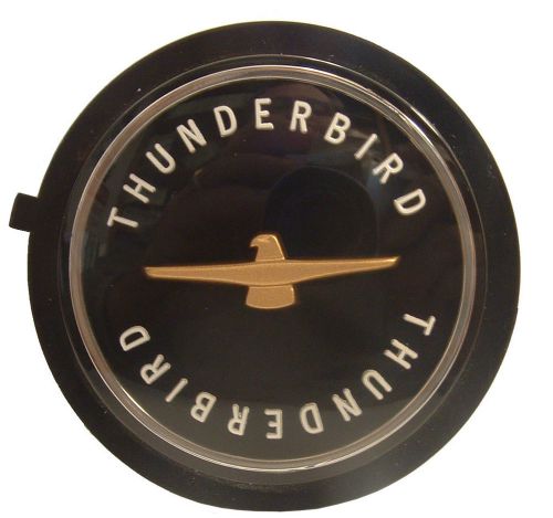 “new” 1955 – 1966 ford thunderbird wire wheel center emblem black