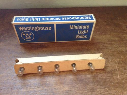 Vintage nos nib westinghouse miniature no. 1796 auto light lamp bulbs car truck