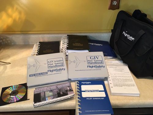 Gulfstream iv flight safety international pilot training bundle