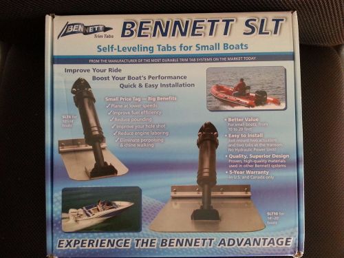 Bennett slt10 trim tabs kit boats 14 to 20 ft. self leveling 10&#039;&#039; x 10&#039;&#039; tab new