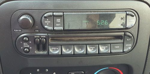 2003 jeep liberty radio cd player oem