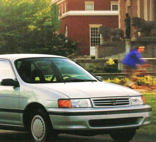 1992 toyota tercel factory brochure-tercel-2d-4d-dlx-le