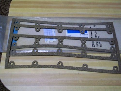 3 nos 1971 - 1977chevy olds pont with 140 engine camshaft cover gasket # 3988304