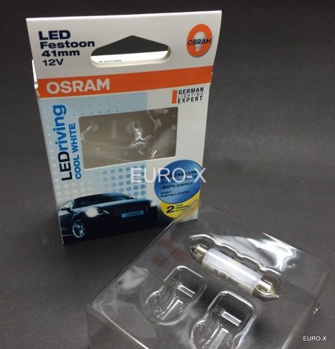 Osram festoon 41 mm led 12v car 6000k interior driving light #aa77