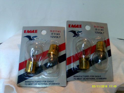 (2) 2 packs of eagle #1141 auto light bulbs