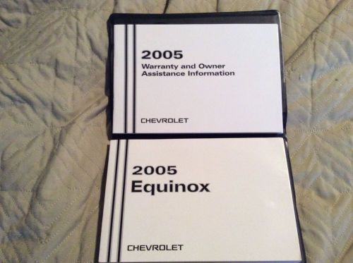 New 2005 chevrolet equinox owner&#039;s manual