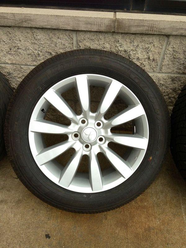 Mitsubishi lancer 2008-2012 18" x 7" factory oem stock wheel rims w/tires 