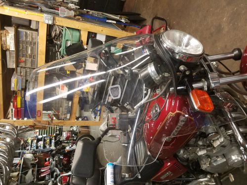 Full windshield national cycle motorcycle suzuki gs cb xs kz clear plxifairing 3