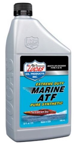 Lucas oil extreme duty marine atf pure synthetic oil 1qt. 10651