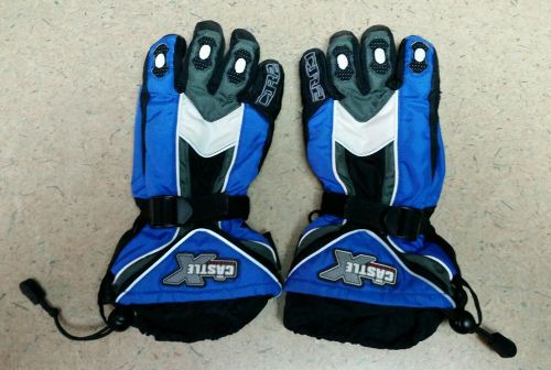 Castle racewear gloves, size xxs, cr2, snowmobiling,  atv, snowboarding