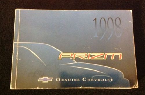 1998 chevrolet prizm owner&#039;s manual