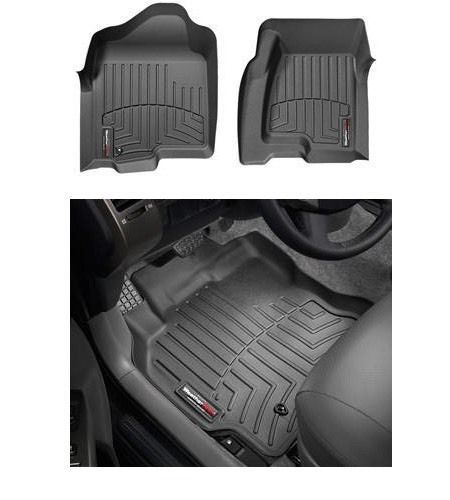 Weathertech® custom designed floorliner - part # 444851 - 1st row - black