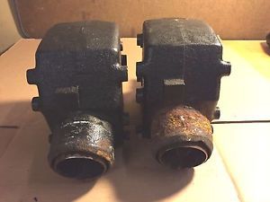 Lot of 2 mercruiser engine exhaust risers 98503 3&#034; boat marine motor