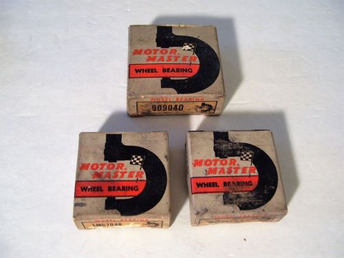 Motormaster wheel bearings #909025;lm67048;&amp; 909040