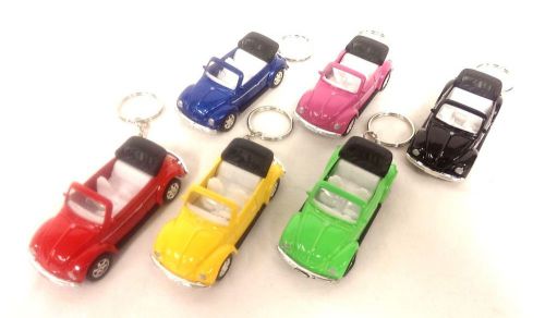 1:64 vw beetle convertible diecast car keychain keyring 5 color new free ship