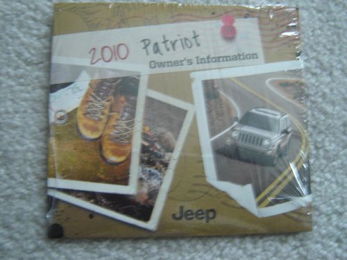 2010 jeep patriot  owner&#039;s information dvd