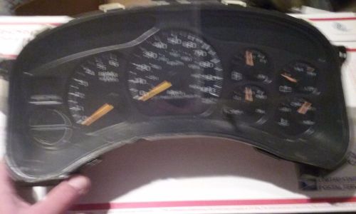 00 02 chevy silverado gmc sierra 1500 speedometer instrument gauge cluster