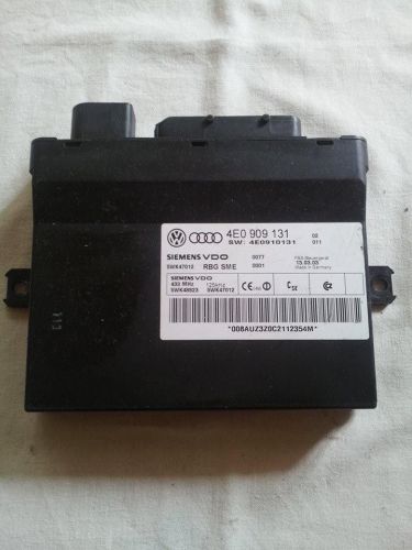 Audi a8 d3 kessy keyless entry access and start control unit 4e0909131