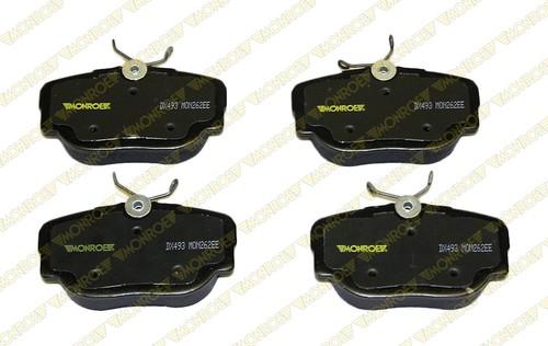 Monroe dx493 brake pad or shoe, front-monroe dynamics brake pad