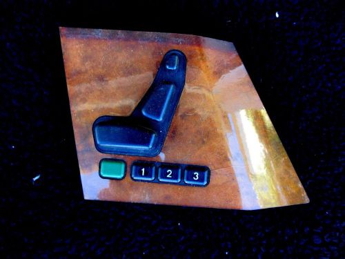 1990-1995  mercedes benz sl500 r129 right passenger power seat switch &amp; cover