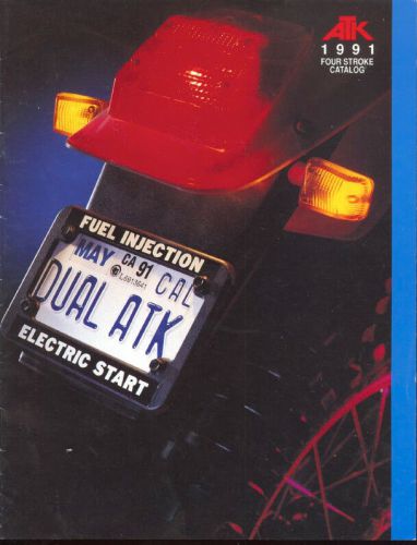 Original 1991 atk 350cc/604cc brochure