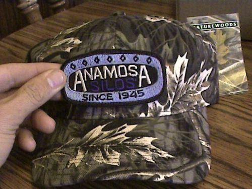 Vtg.anamosa silos farm patch on your choice of cap/hat