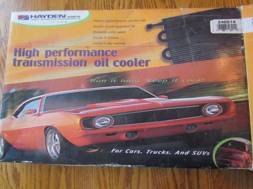 New hayden high performance transmission oil cooler 514? for your hotrod project