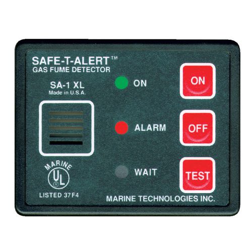 Safe-t-alert gas vapor fume alarm - surface mount - black mfg# blk sa-1xl