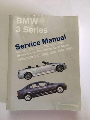 Bentley service repair manual softcover book for bmw 3 series e46