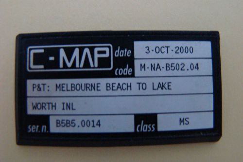 C-map chart card for p&amp;t:  melbourne beach to lake worth inl